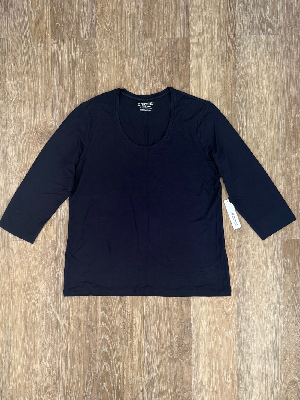 Chico’s Touch of Cool 3/4 Sleeve Tee